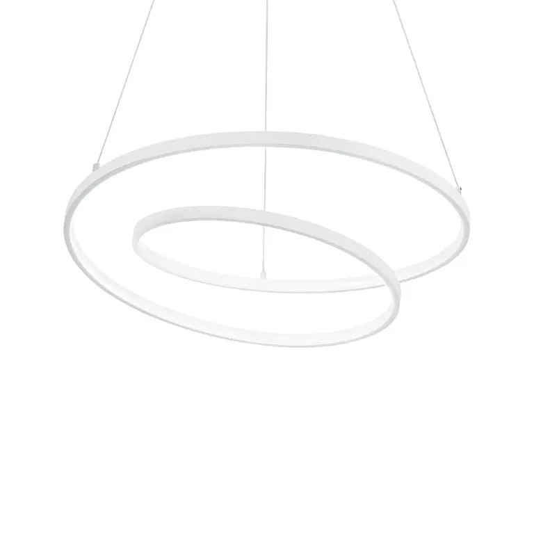 Lampă suspendată OZ Ø 80 cm - Alb