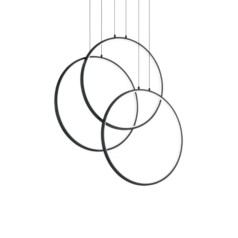 Lampă suspendată FRAME - Negru