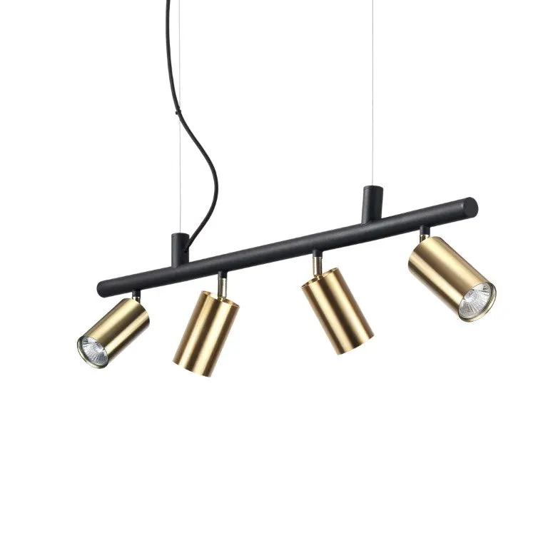 Lampă suspendată DYNAMITE 4L - Bronz