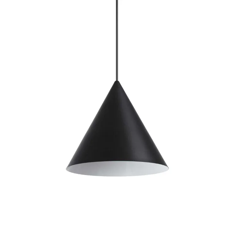 Lampă suspendată A-LINE Ø 30 cm - Negru