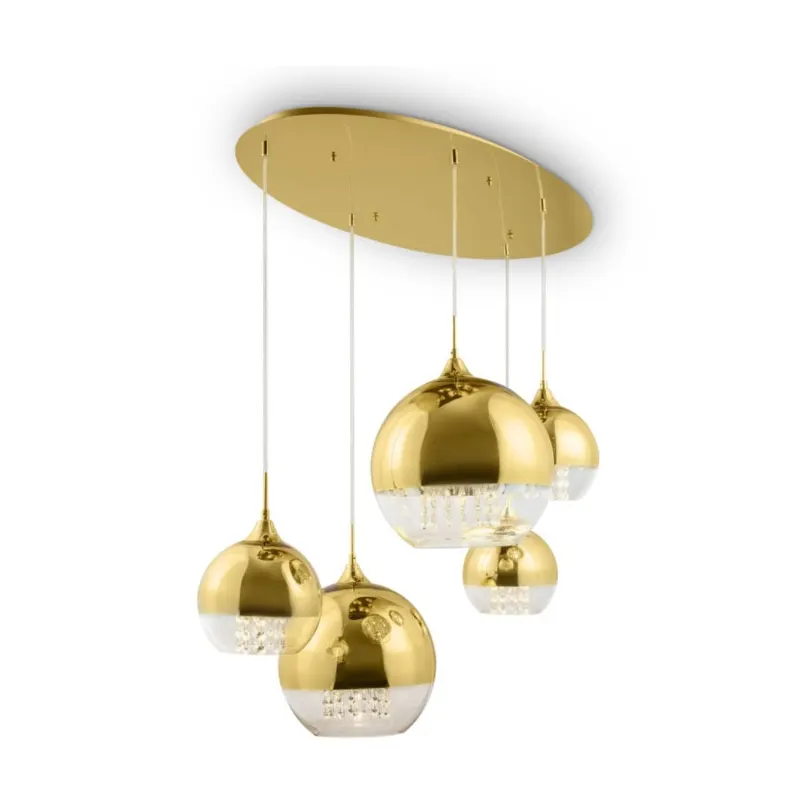 Lampa suspendata FERMI ROUND - Gold