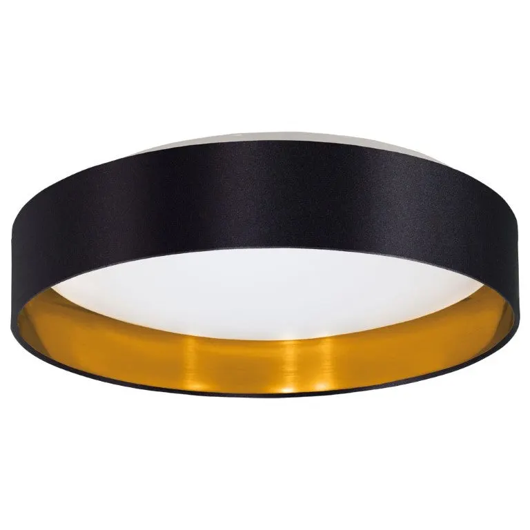 Plafoniera MASERLO 2 - Negru/Gold