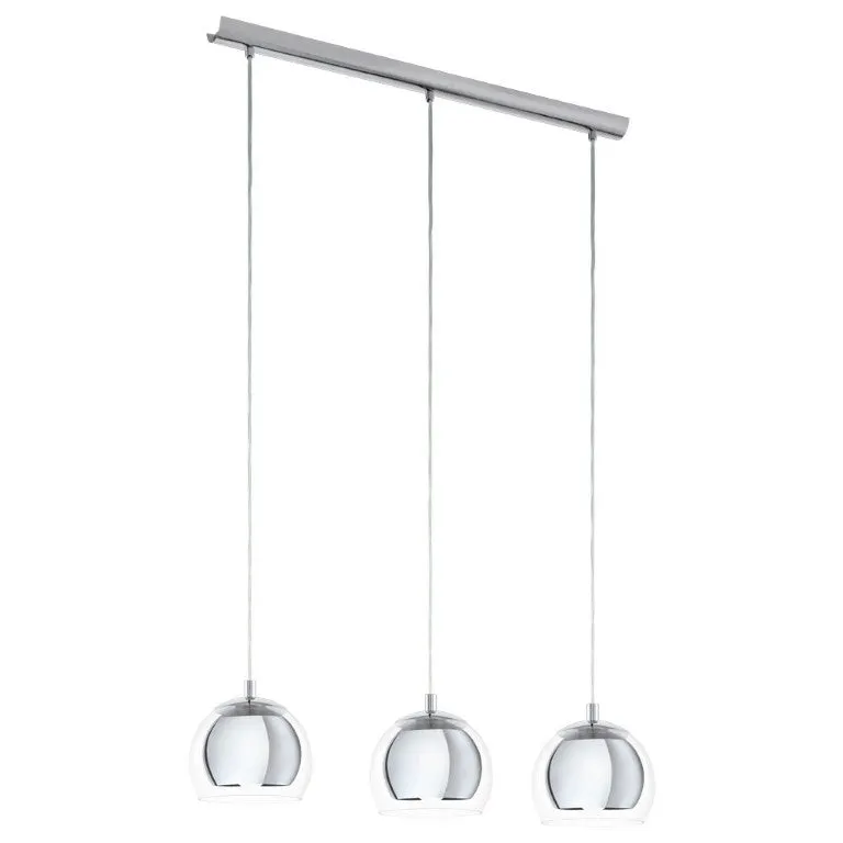 Lampă suspendată ROCAMAR 3L - Crom