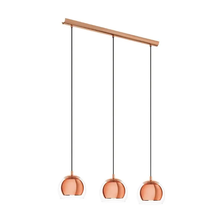 Lampă suspendată ROCAMAR 3L - Cupru