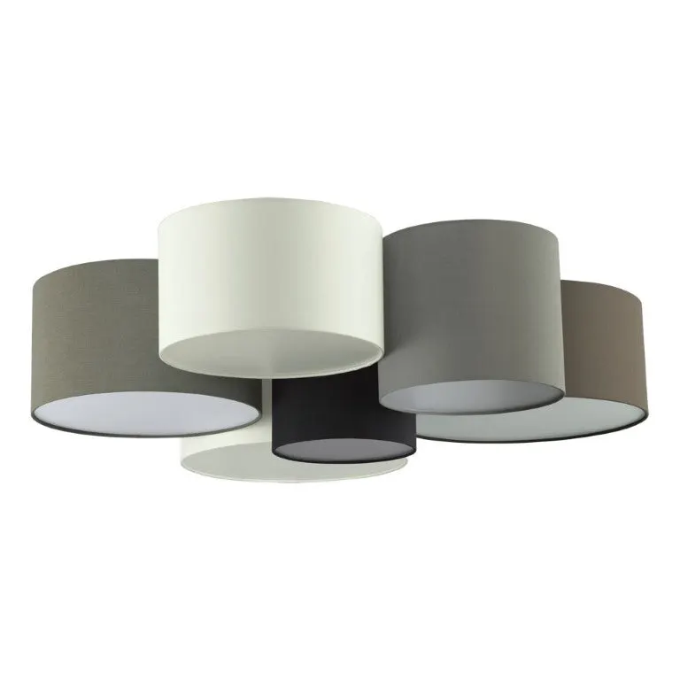 Plafoniera PASTORE 6L GREY - Default Title