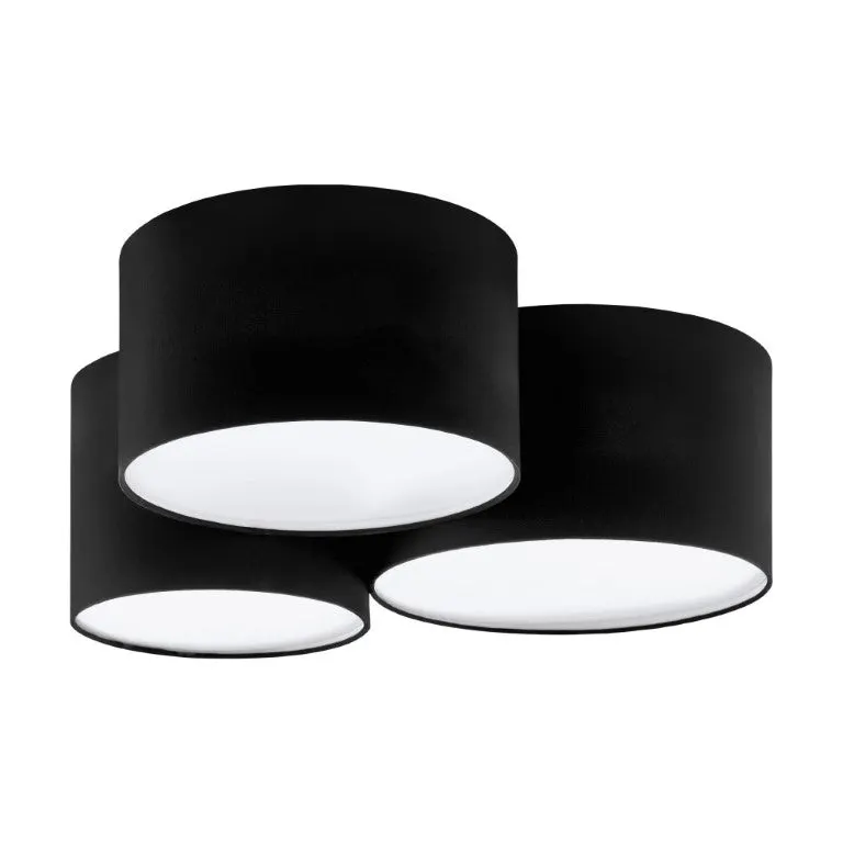 Plafoniera PASTORE 3L BLACK - Default Title