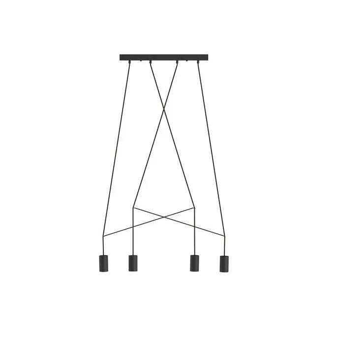 Lampă suspendată AVESTA 4L - Negru