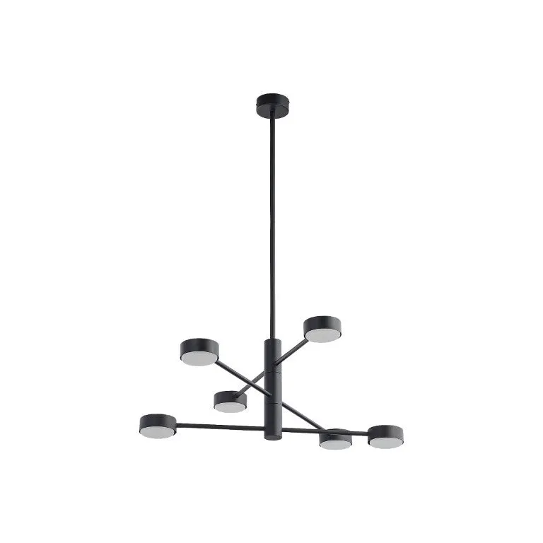 Lampă suspendată ORBIT 6L - Negru