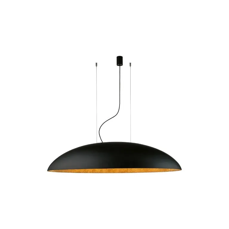 Lampă suspendată CANOA 5L - Negru/Gold