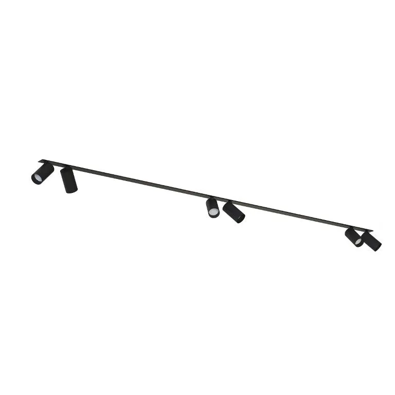 Plafoniera incastrata MONOS 6L - Negru