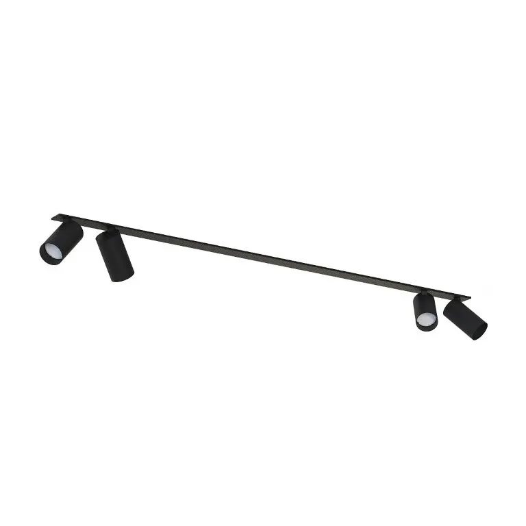 Plafoniera incastrata MONOS 4L - Negru