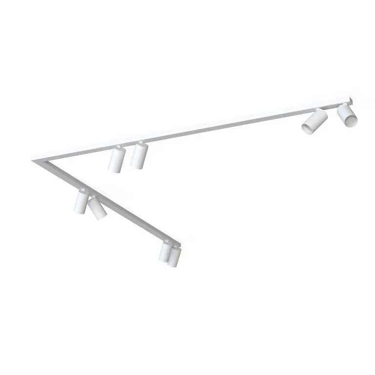 Plafoniera MONOS CORNER 8L 2 x 150 CM - Alb