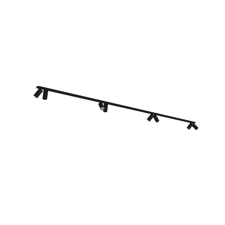 Plafoniera MONOS 8L 400 CM - Negru/Gold