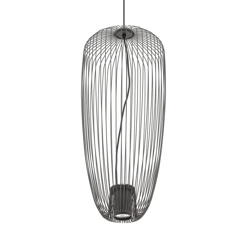 Lampa suspendata PAOLA S - Gri inchis