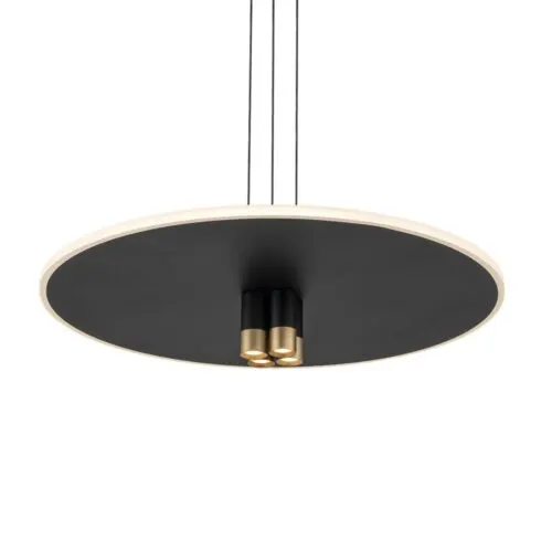 Lampa suspendata BLUM Ø48 CM - Negru/Gold
