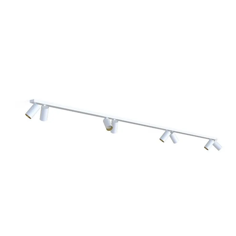 Plafoniera MONOS 8L 300 CM - Alb/Gold