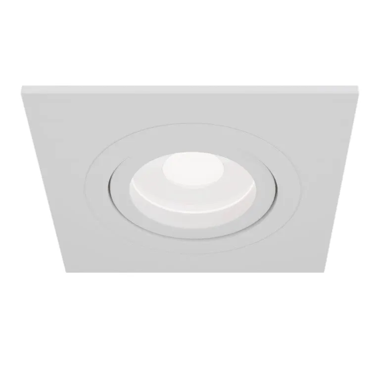 Spot incastrat ATOMI SQUARE - Alb