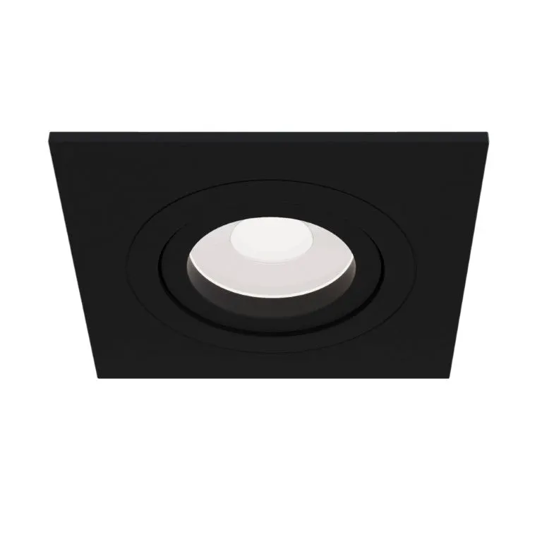 Spot incastrat ATOMI SQUARE - Negru