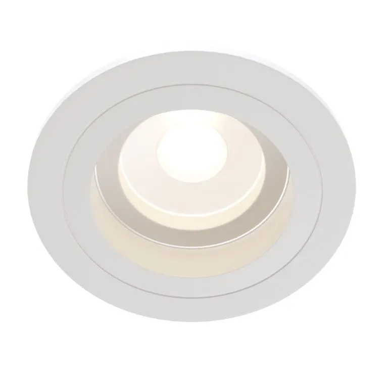 Spot incastrat ATOMI INNER ROUND - Alb