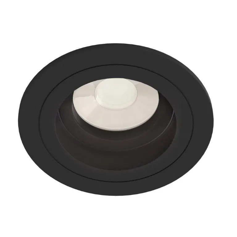 Spot incastrat ATOMI INNER ROUND - Negru