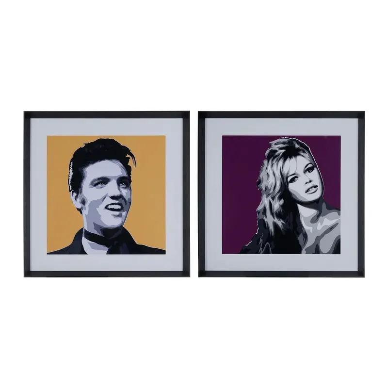 Set 2 tablouri RUNE POP ART 53 CM - Default Title