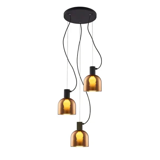 Lampa suspendata FIRE SP3 - Cupru