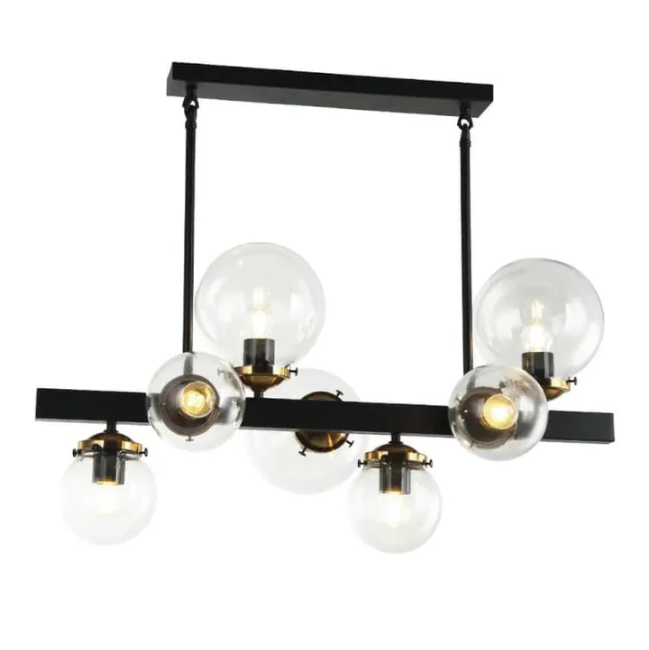 Lampa suspendata HYPERION 7 - Transparent