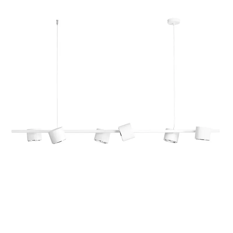Lampa suspendata MEZA 6 - Alb