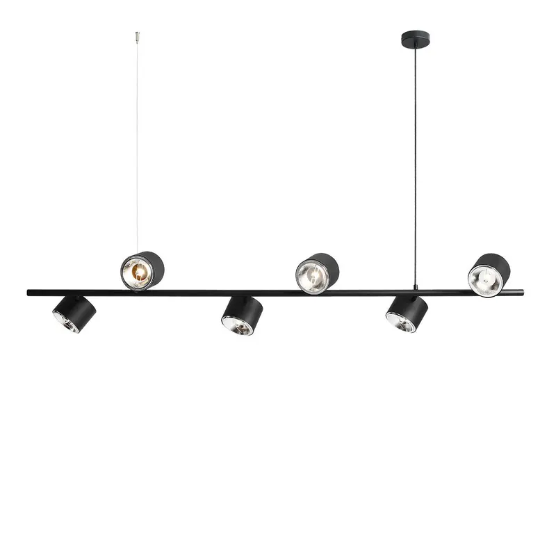 Lampa suspendata MEZA 6 - Negru