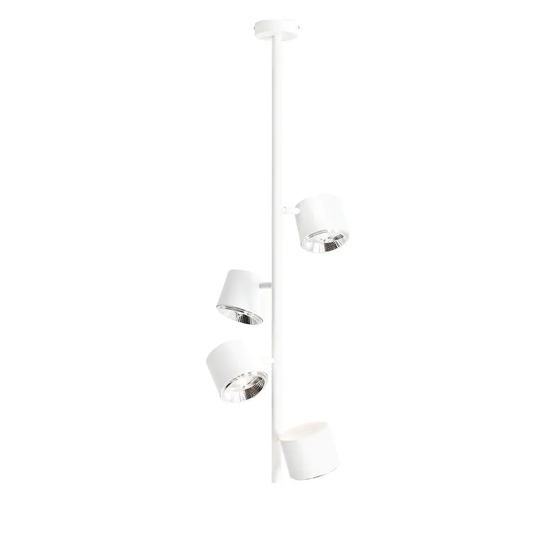 Lampa suspendata MEZA 4 VERTICAL - Alb