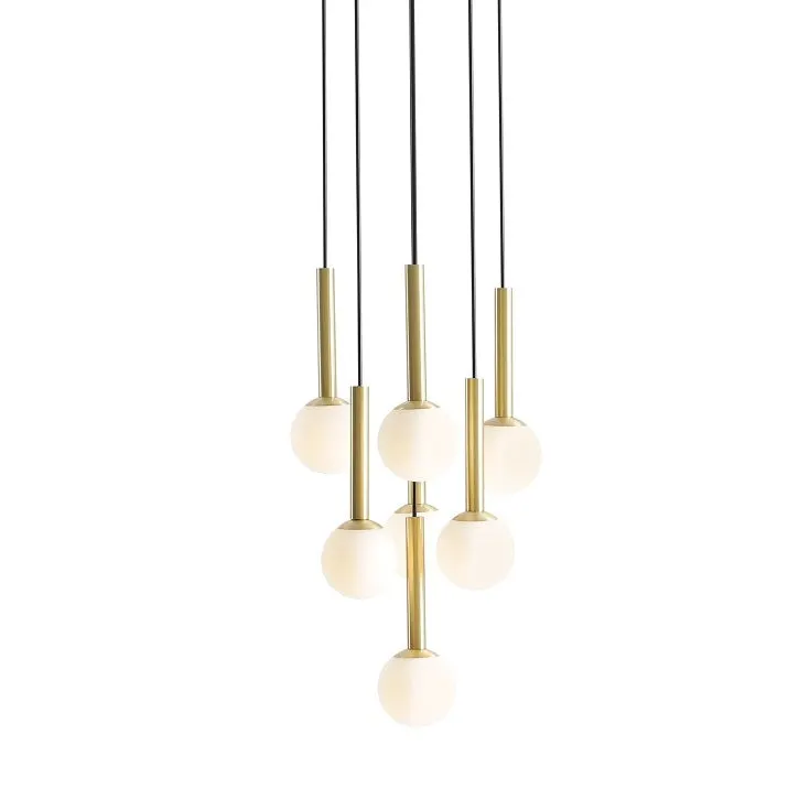 Lampa suspendata GUIRA 7 BLACK - Default Title