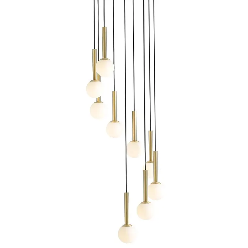 Lampa suspendata GUIRA 9 BLACK - Default Title