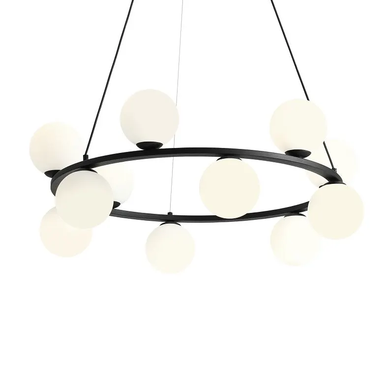 Lampa suspendata JEFRA 12 BLACK - Default Title