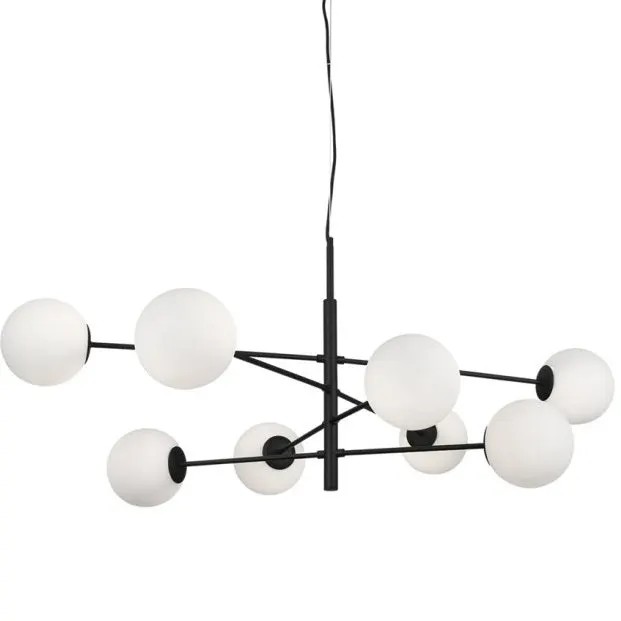 Lampa suspendata OVY 8 - Negru