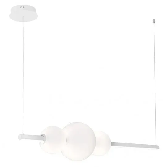 Lustra LED SAM - Alb