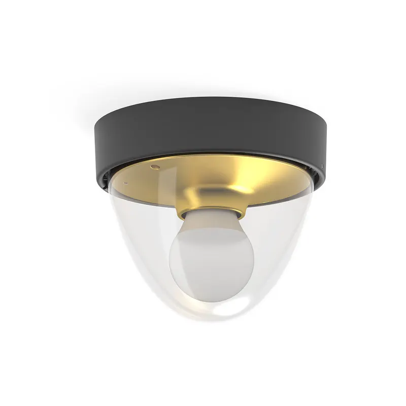 Plafoniera ZERUK - Negru/Gold