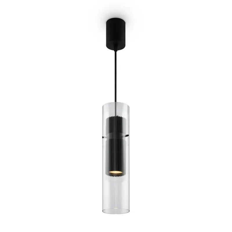 Lampa suspendata DETREC BLACK - Negru