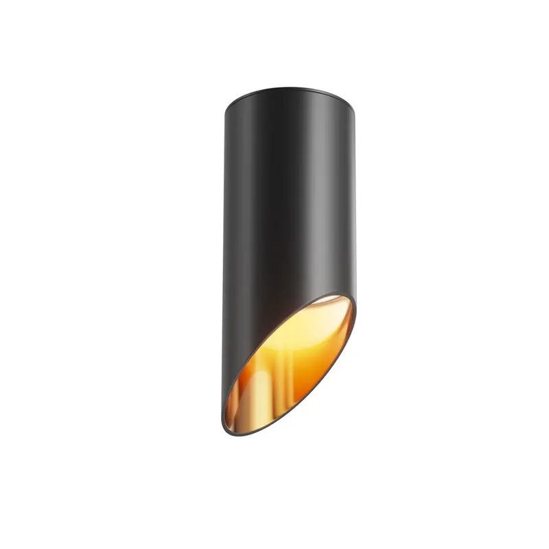 Spot aplicat LIPARI BLACK - Negru/Gold