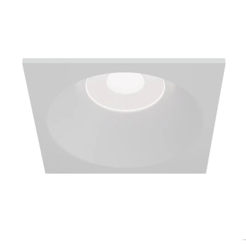 Spot incastrat OZANA SQUARE WHITE - Alb