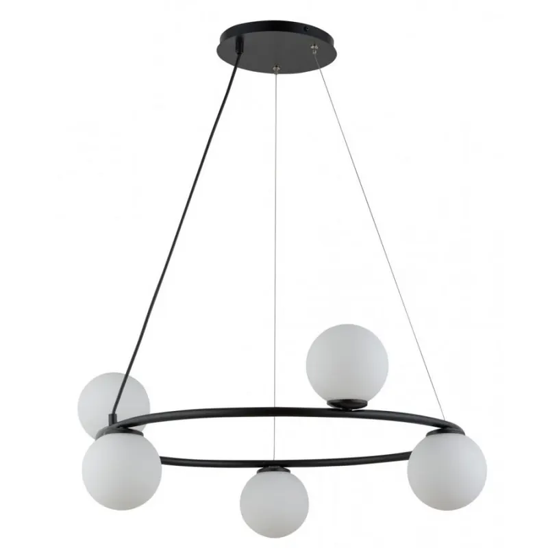 Lampă suspendată MAGA 5L - Negru