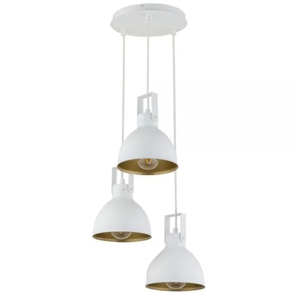 Lampă suspendată MARS 3L - Alb/Gold