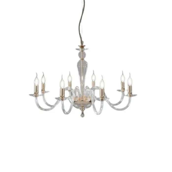 Candelabru GANY L8 - Alb/Gold