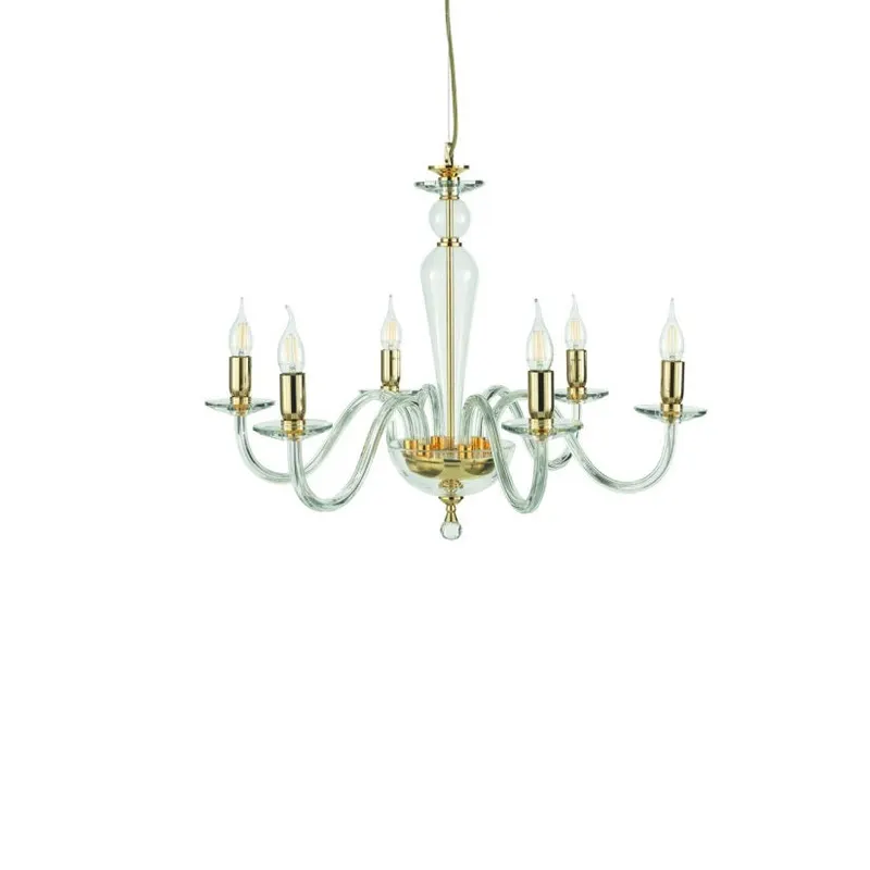 Candelabru GANY L6 - Alb/Gold