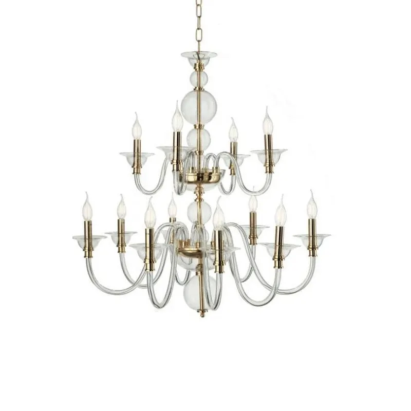 Candelabru TABY L12 - Alb/Gold