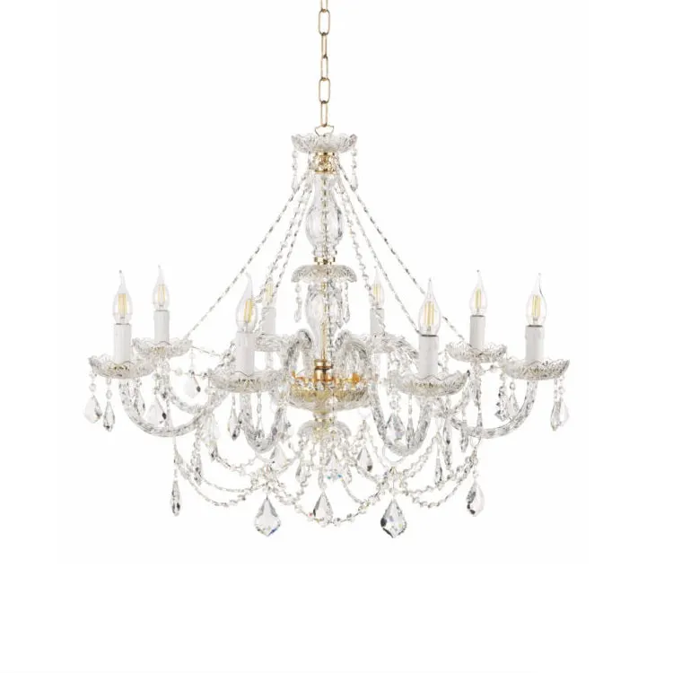 Candelabru MARINA L8 - Alb/Gold