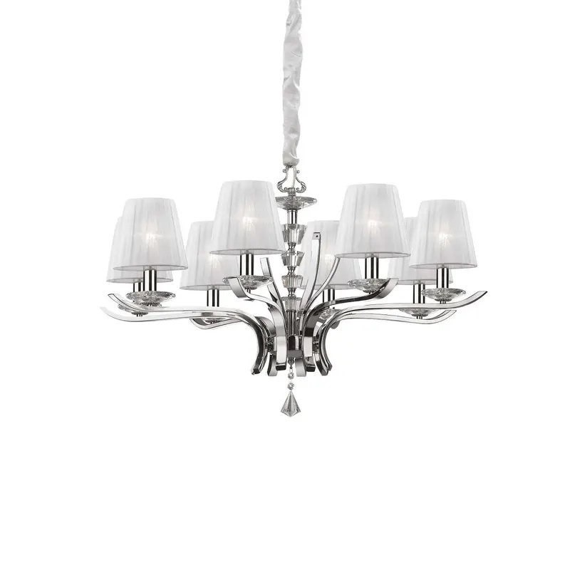 Lampa suspendata PEGASO 8 - Crom