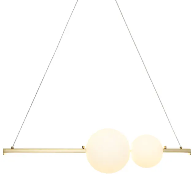 Lampa suspendata MELIAN - Alb/Gold