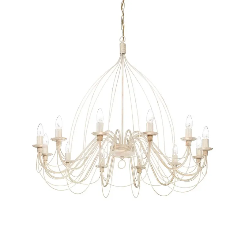 Candelabru CORTE 12 - Alb