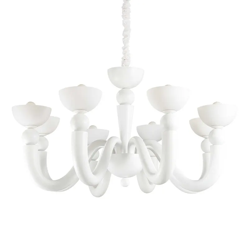Candelabru BON BON WHITE 8 - Alb