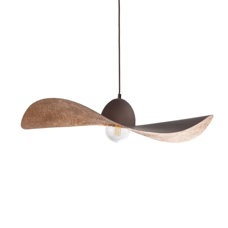 Lampa suspendata CYRILA COOPER/BROWN - 76 cm
